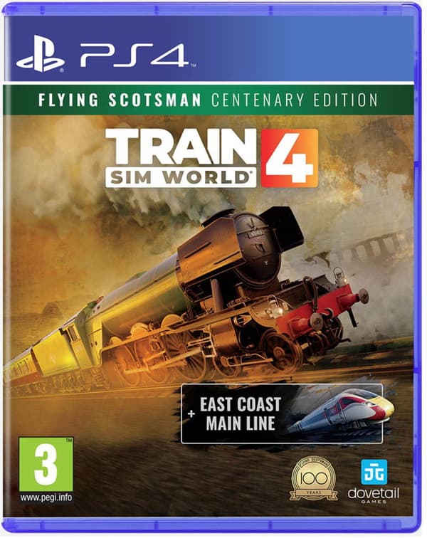 Train Sim World 4 Centenary Edition (sisältää Flying Scotsmanin) (Playstation 4)