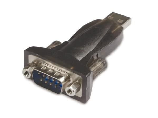MicroConnect USB 2.0 - sarjamuunnin, DSUB 9M, FTDI-piirisarja USB 2.0 - sarjamuunnin, DSUB 9, FTDI-piirisarja
