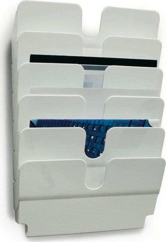 Durable vaakasuora asiakirjalaatikko valkoinen A4 Flexiplus 6 Durable