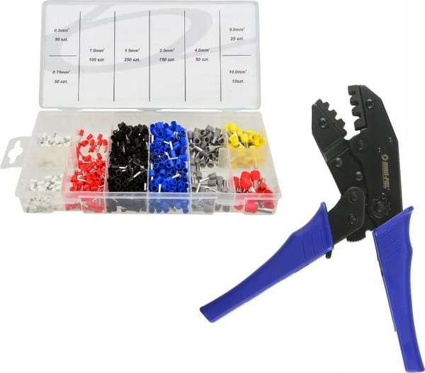 Krympetang til kabelstikterminaler 0,5-6 mm (10/40)