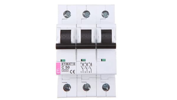 Eti-Polam Adapterafbryder ETIMAT10 3P C 50A 6kA - 002135721