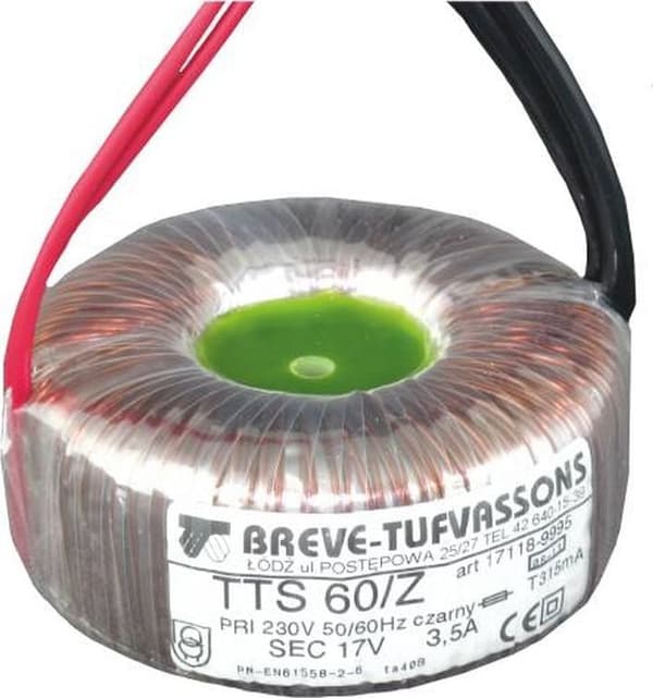 TTS 60/Z 230/12V 60VA Toroidtransformator 17112-9983