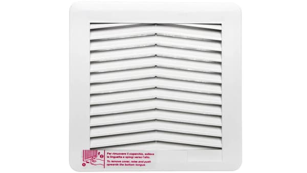 Ventilationsgaller IP54 150x150x28mm FL220Z