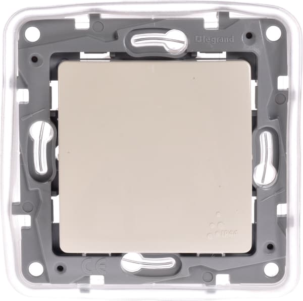 Legrand Afbryderknap IP44 6A creme Niloe - 664825