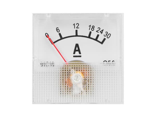 Mittari analoginen.ampeerimittari.kW. mini30a+shuntti