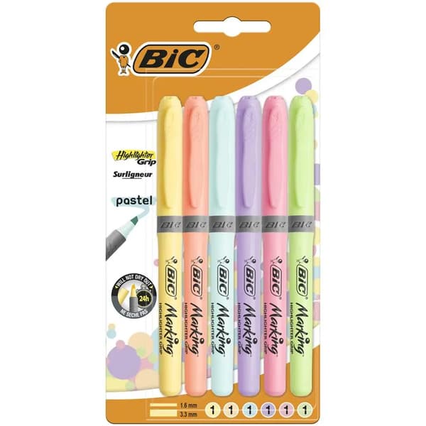 OVERSTREGNINGSTUSCH 6FARV PASTEL GRIP BC B/C