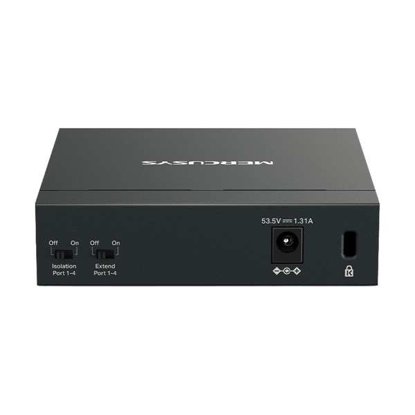 Switch Mercusys MERCUSYS switch MS105GP (5xGBE,4xPOE+,65W, fläktlös)