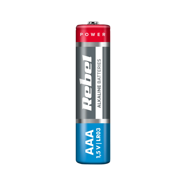 Alkaliparistot REBEL LR03 4kpl/bl.