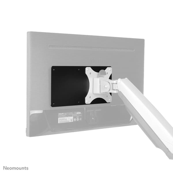 Neomounts THINCLIENT-01, Mini PC/NUC/Thin Client Holder, Maks. 3 kg, VESA 75x75 - 100x100, H:12 x B:26cm, Universal, -Sort