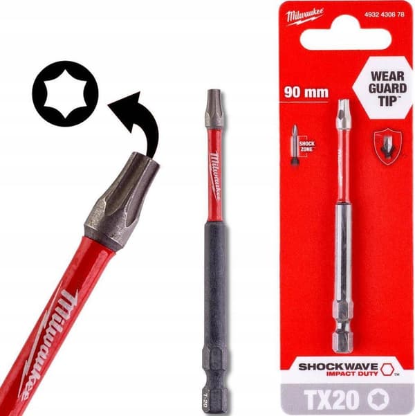 Slagbit Shockwave Tx20 90mm 4932430878