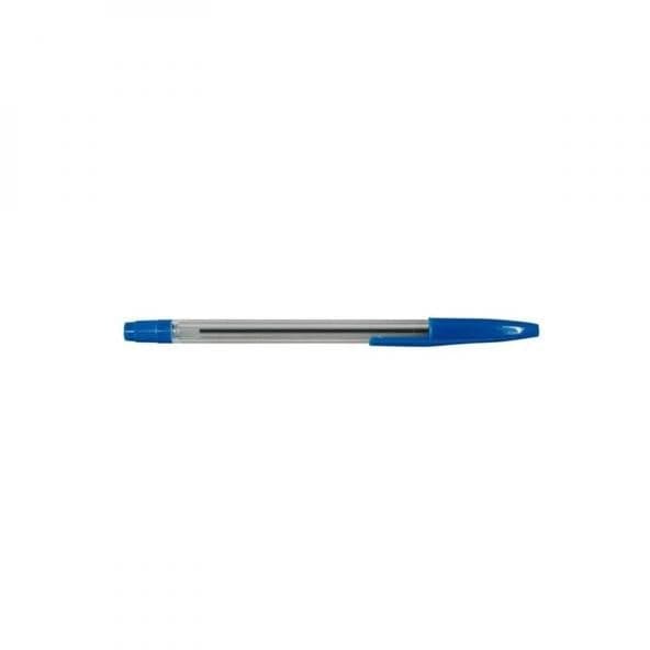 Kuglepen, blå, 10 stk., 1 mm, pris for 1 stk.