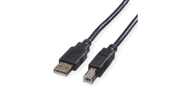 Roline USB 2.0 -kaapeli, tyyppi A-B 3 m