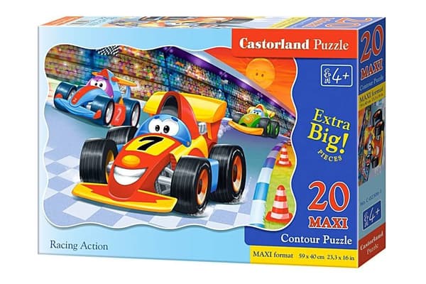 Palapeli 20 maxi - Kilpa-ajoa CASTOR