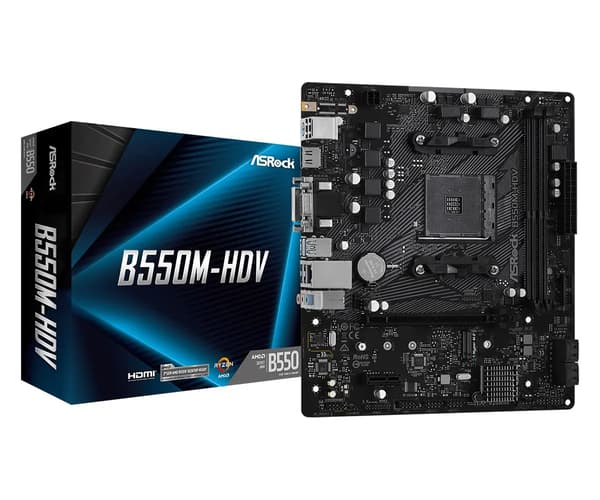 ASRock Bundkort B550M-HDV - Micro ATX - Socket AM4 - AMD B550