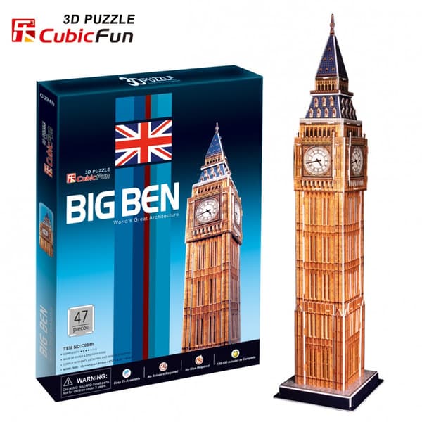 3D Puslespil Ur Big Ben