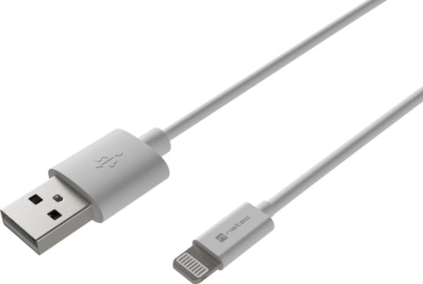 Kaapeli USB Natec USB-A - Lightning 2 m Valkoinen (NKA-2149)