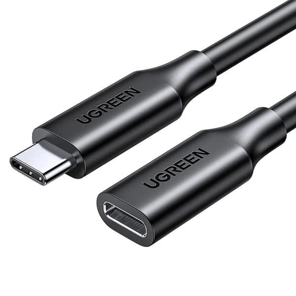 Ugreen 10387 USB-C - USB-C PD QC-Kabel 4K 60Hz 100W 5A 10Gb/s 1m - Sort