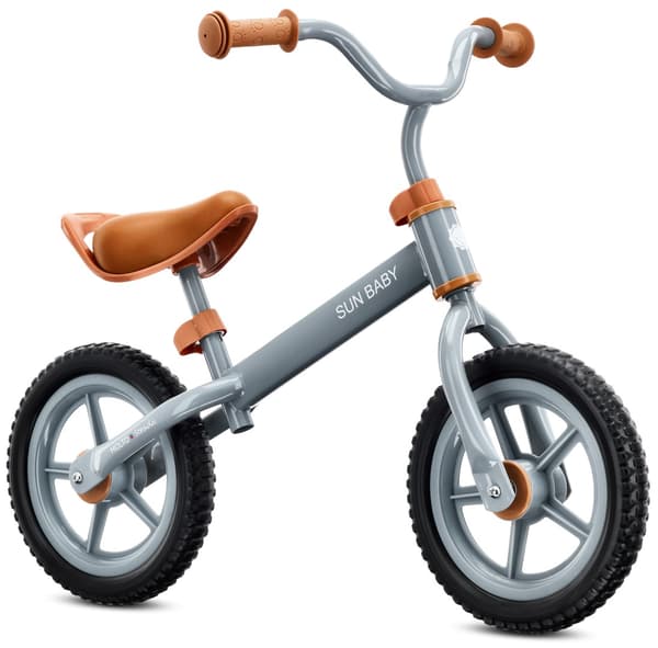 Børne løbecykel 12 tommer til 2-3 årige, let, Molto STRADA, grå