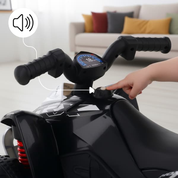 Batteridrevet bil Quad Honda TRX sort