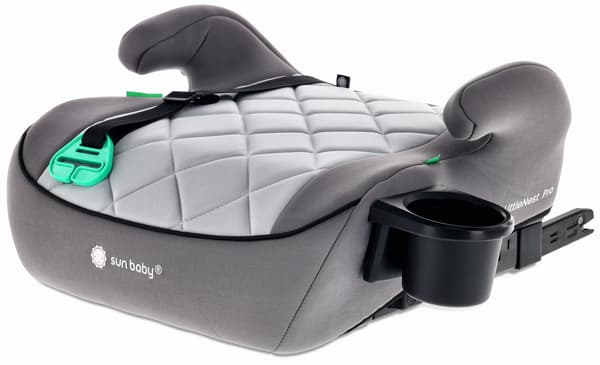 Sun Baby LittleNest Pro ISOFIX-perustuki 125-150 cm, mukiteline, harmaa