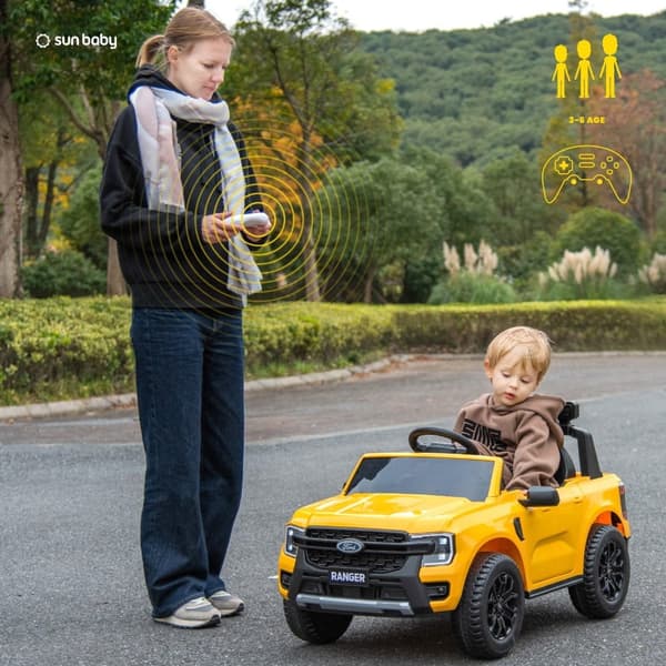 Batteridriven Bil Ford Gul Sun Baby