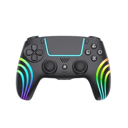 Deep Explorer Langaton RGB Pro -ohjain - Wave B - PS5 (musta)