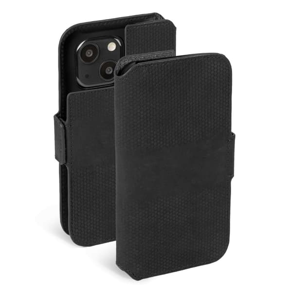 Krusell Telefonpung i læder iPhone 13 Mini Sort