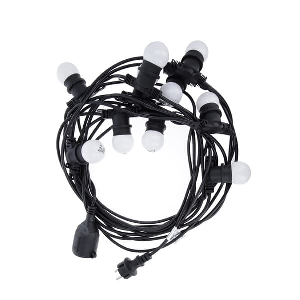 Forever Light LED-sløyfe, 10 stk 2W lamper IP65, 12m