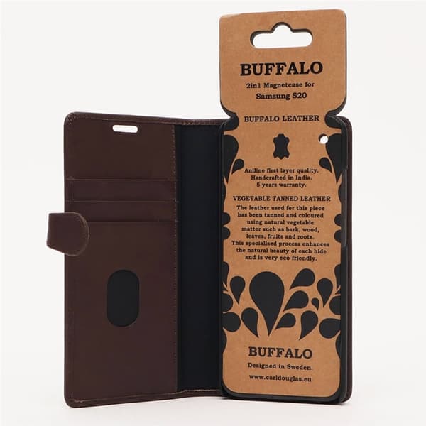 Buffalo Wallet Læder Samsung S20 Brun