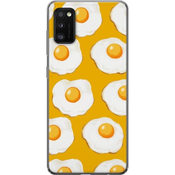 Mobildeksel til Samsung Galaxy A41 med Stekt egg motiv
