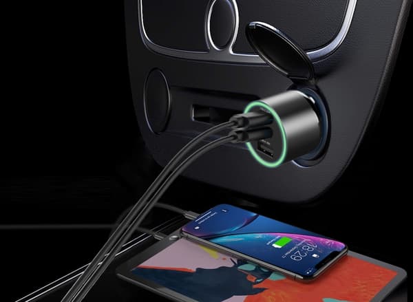 FoneKit Travel 84W bil-laddare