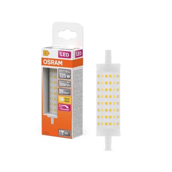 Osram Lamppu LED Line Dim 15W 827 Clear R7S