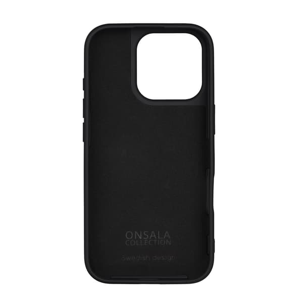 Onsala Mobilskal med Silikonkänsla Black - iPhone 16 Pro