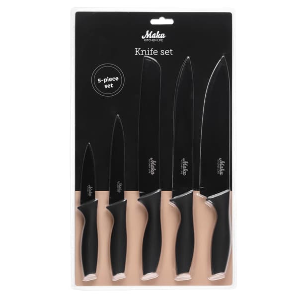 Maku Knivset 5 st Svart
