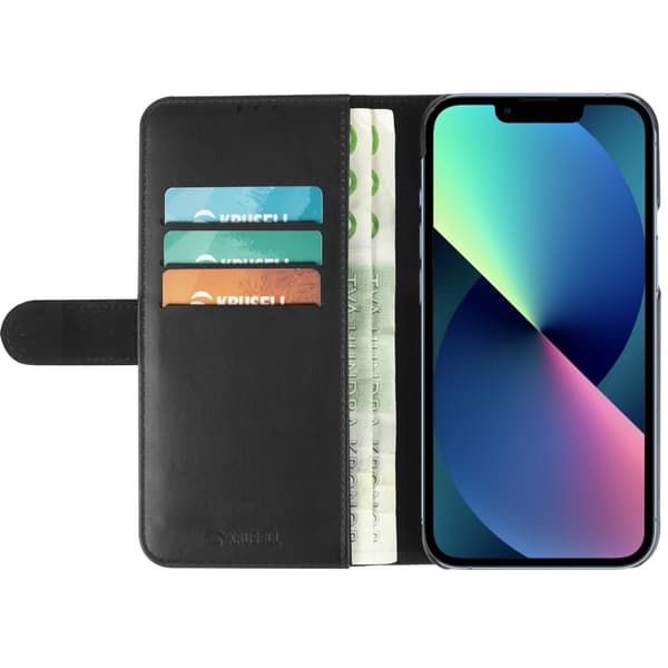 Krusell Phone Wallet iPhone 13 Pro Svart