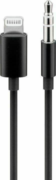Goobay AUX Lightning - 3,5 mm ljudkabel, 1m