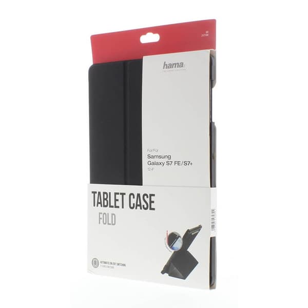 Hama Tabletcover Galaxy Tab S7 FE/S7+ 12.4" Sort