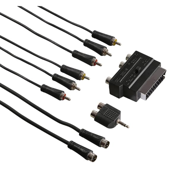 Hama Kabel Universal DVD KIT 2,0m Sort ST