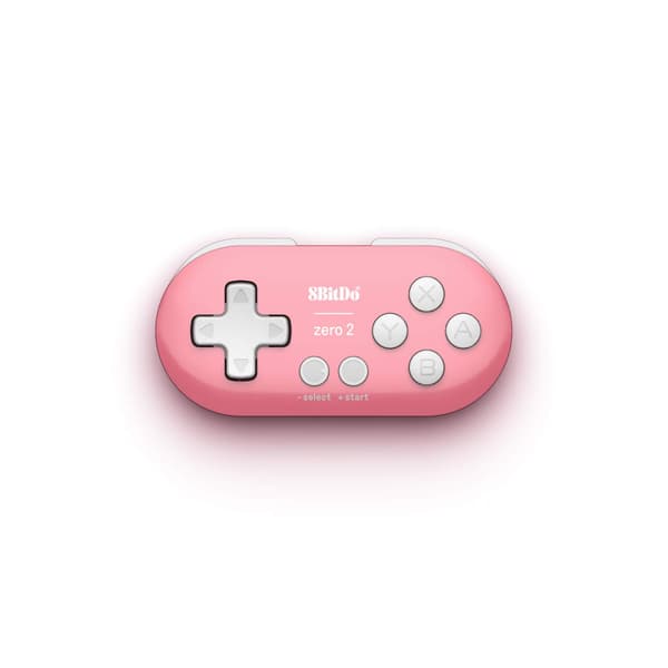 8Bitdo Zero 2 vaaleanpunainen painos