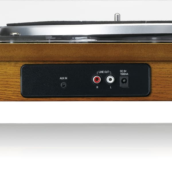Lenco Pladespiller med Bluetooth®, USB MP3-koder, højttalere Wood