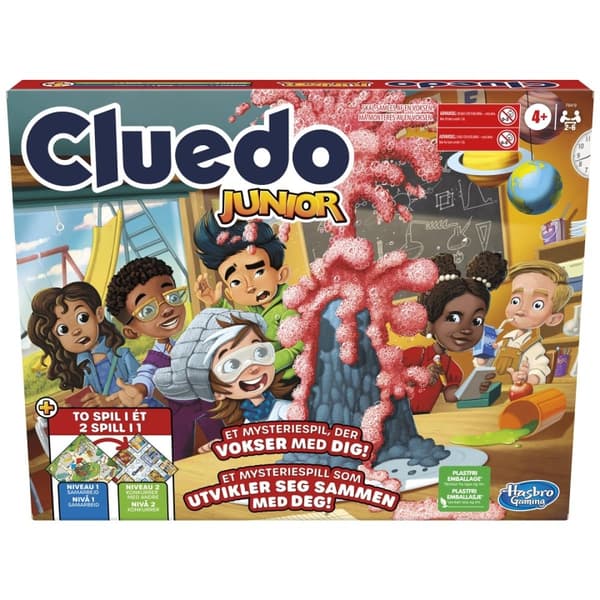 Hasbro Cluedo Junior 2 spil i 1 (DK/NO)