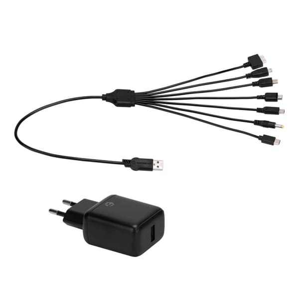 EgoGear 7-i-1 kabel SCH7 AC-adapter til retrokonsoller