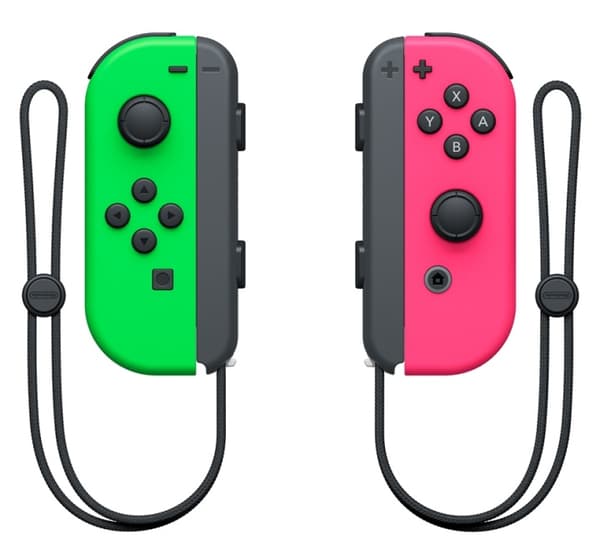 Nintendo Switch Joy-Con-par, neongrønn/neonrosa