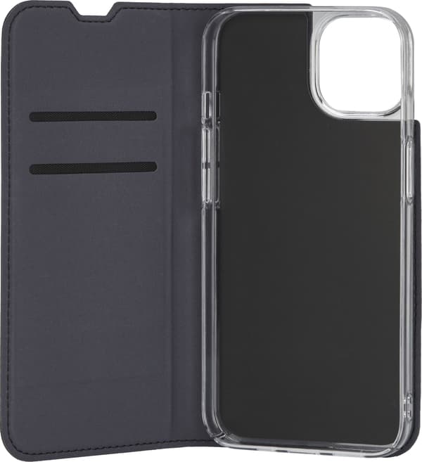 FoneKit BookCase skyddsfodral, iPhone 15, svart