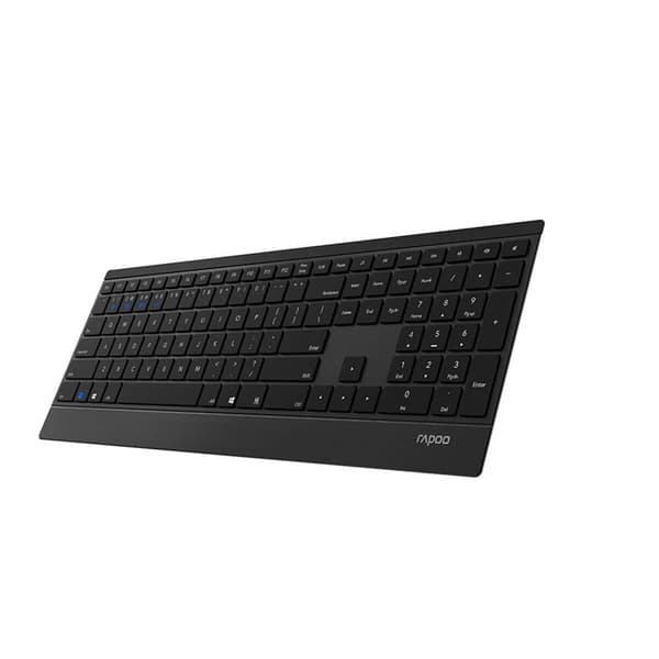 Rapoo Tastatur/Mus Sæt 9500M Multi-Mode Trådløst Sort
