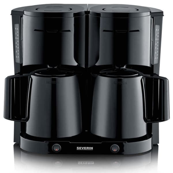 Severin Dobbel termokannebrygger KA9315 1000watt Svart