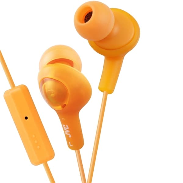JVC Øreplugger FR6 Gumy Plus Mic Oransje