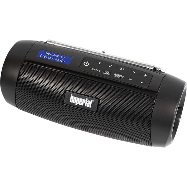 imperial DABMAN GO DAB+ / FM Compact Radio Musta