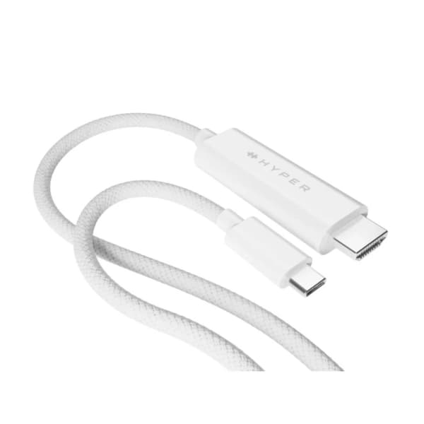 Targus Hyper - 4K USB-C til HDMI-kabel - hvid