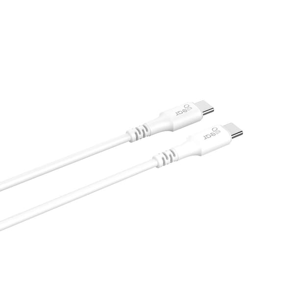 Gear Lader 220V 1xUSB-C Hvit PD/PPS 30W + Kabel USB-C til USB-C